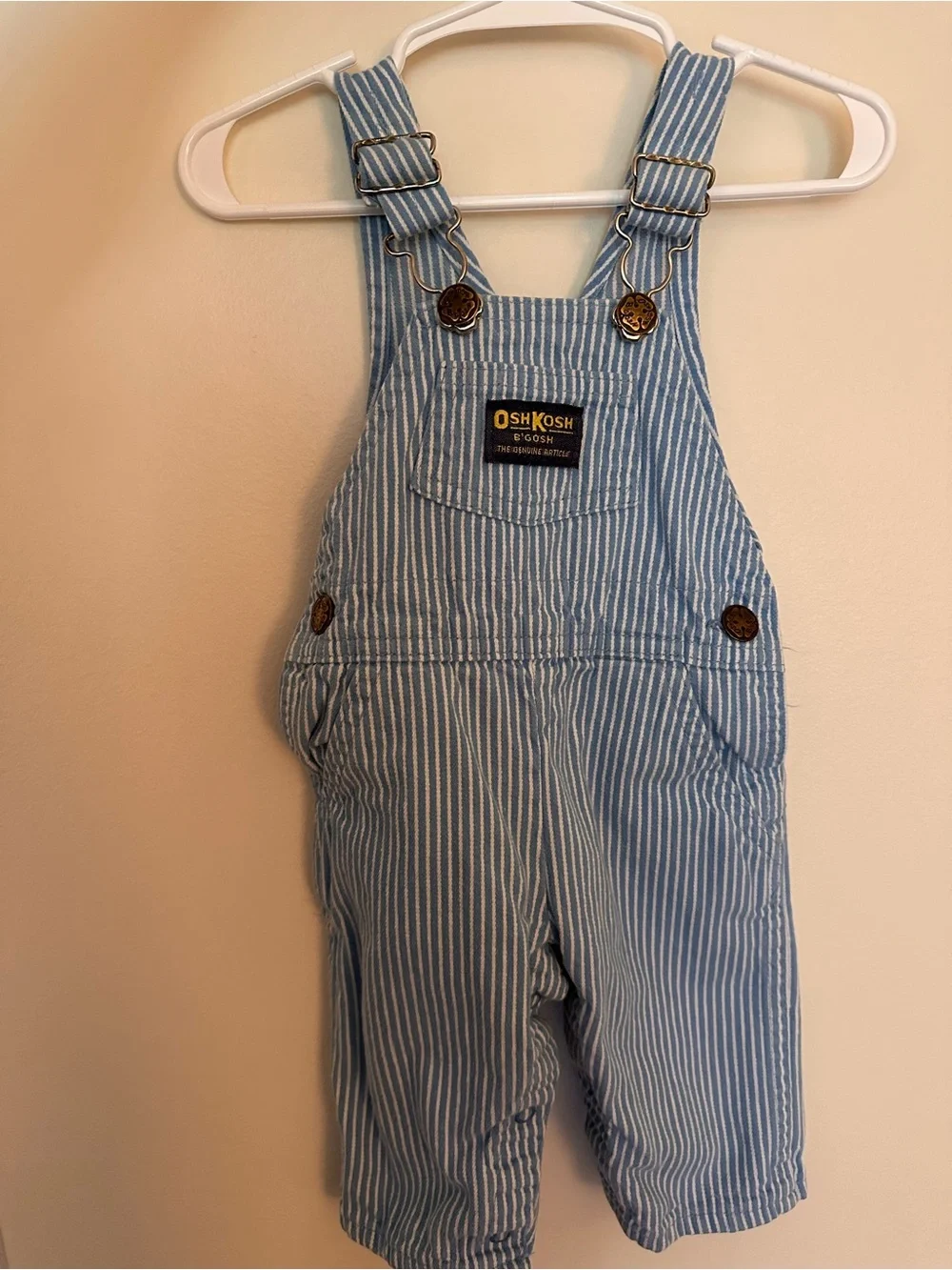 OshKosh B'gosh Hickory Striped Baby Overalls